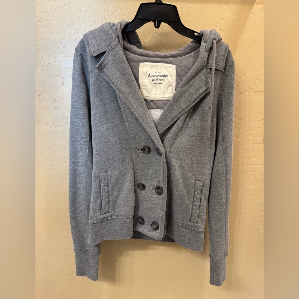 Abercrombie & Fitch Hooded Cardigan Sweater